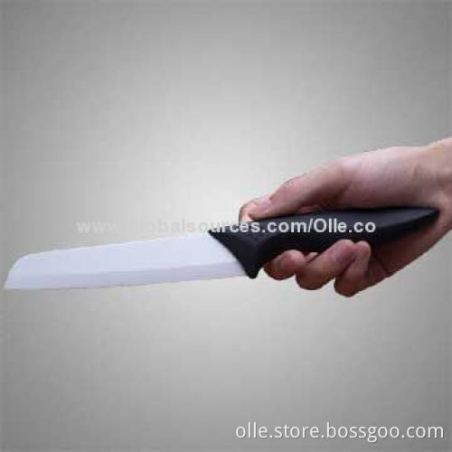 Sharp Blade Ceramic Slicing Knife, Metallic Paint ABS Handle